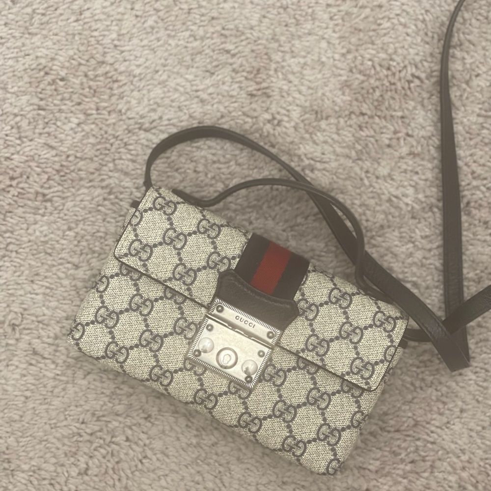 Gucci Padlock mini bag with Web